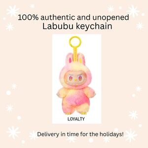 Authentic, Unopened Labubu Keychain | Plush pendants
